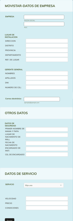 Movistar Datos De Empresa