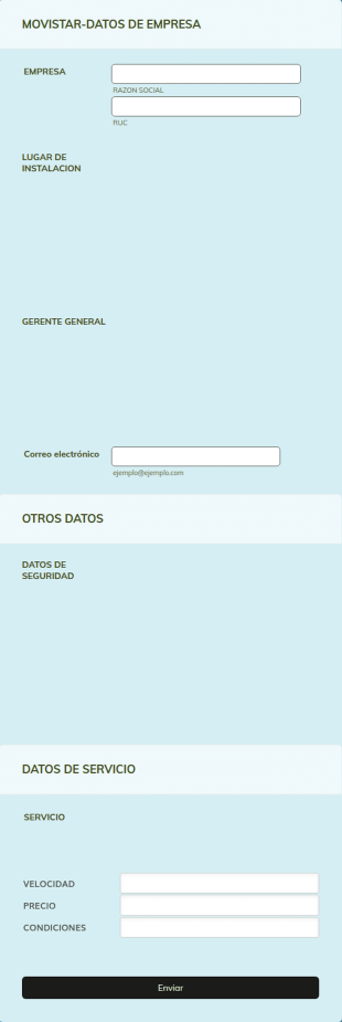 Movistar Datos De Empresa