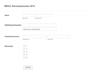 MRGC Äänestyslomake 2016
