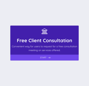 무료 고객 상담 Form Template