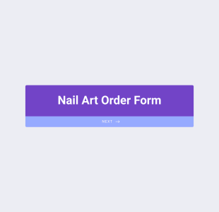 Nail Art Order Form Template