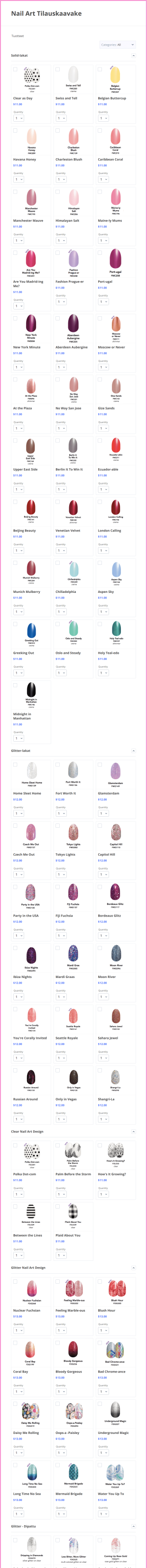 Nail Art Tilauskaavake Form Template