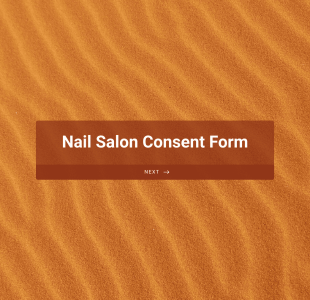Nail Salon Consent Form Template