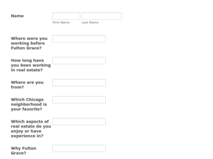 New Agent Information Form Template