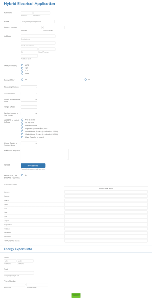 NEW Client App Form Template