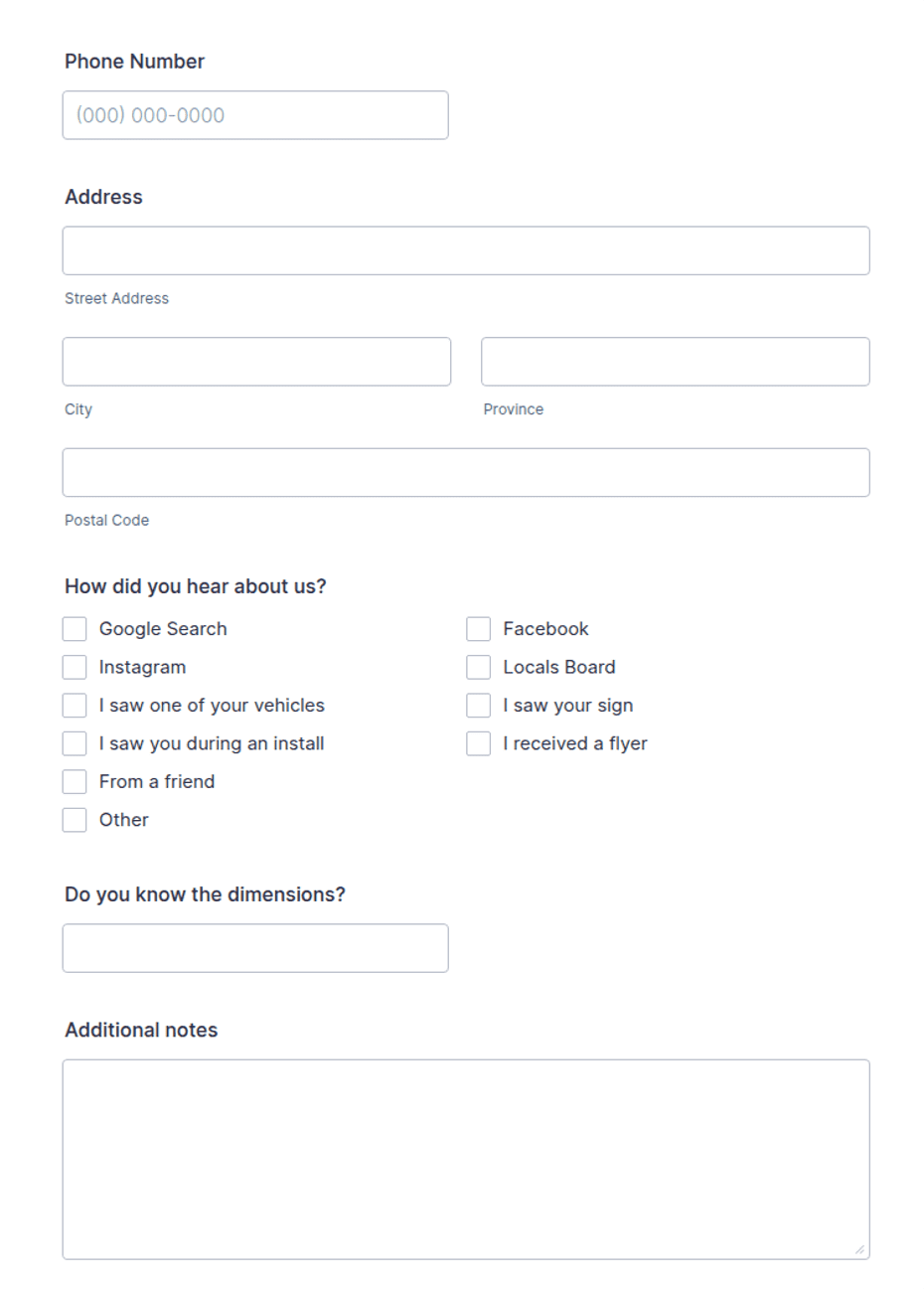 Customer Introduction Form New Client Intro Form Template | Jotform