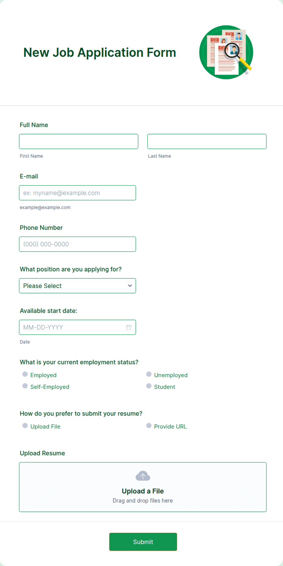 24 Job Application Form Examples Pdf Doc Examples Job Application Form 24-job-application-form-examples-pdf-doc-examples-job-application-form