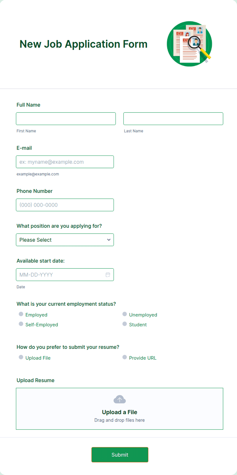 9 Job Application Form Examples Pdf Examples 1044x2216