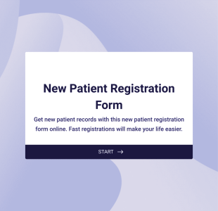 New Patient Enrollment Form Template