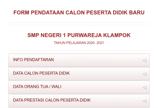 New Student Registration Form In Indonesian Form Template