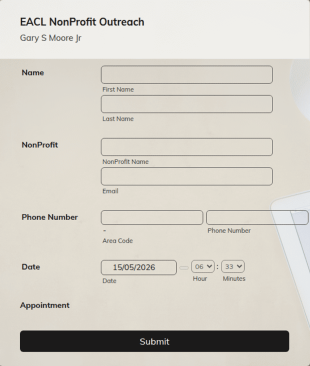 Nonprofit Outreach Form Template