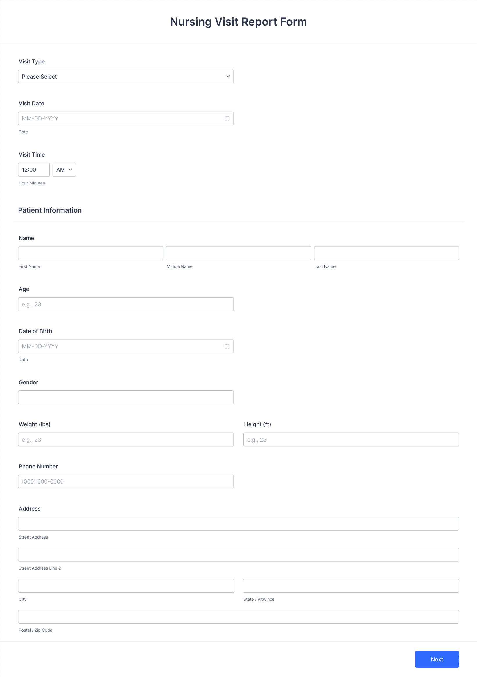 nursing-visit-report-form-template-jotform