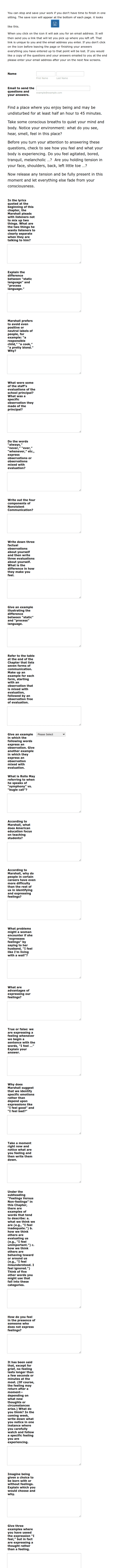 NVC Exercise Form Template