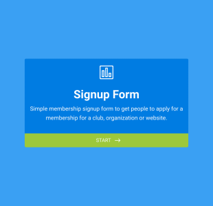入会申込書フォーム Form Template