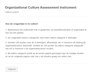 OCAI Nederlands Form Template