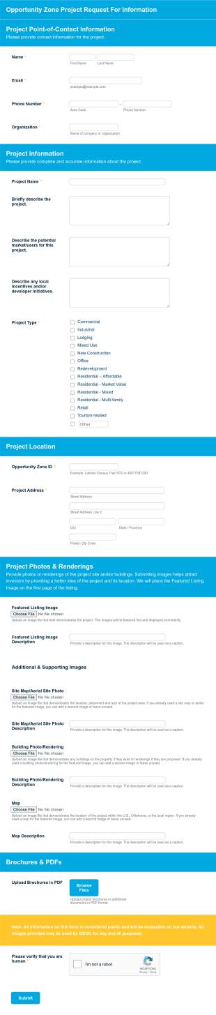 ODOC Form Theme Form Template