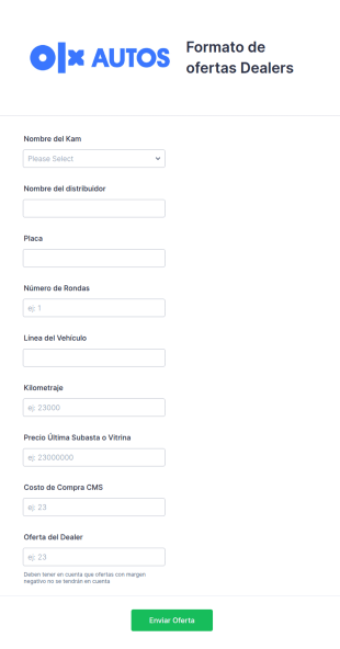 Ofertas Dealer
