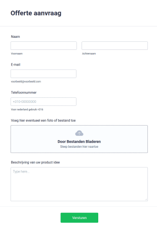 Offerte Aanvraag