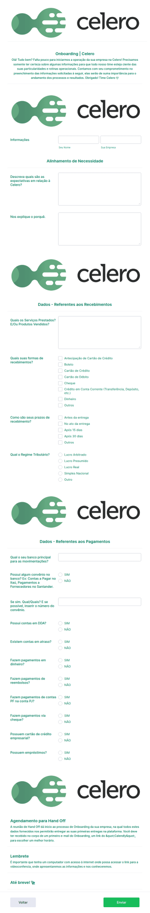 Onboarding | Celero