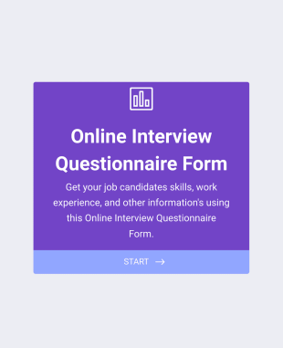 Online Interview Vragenlijst Formulier Form Template