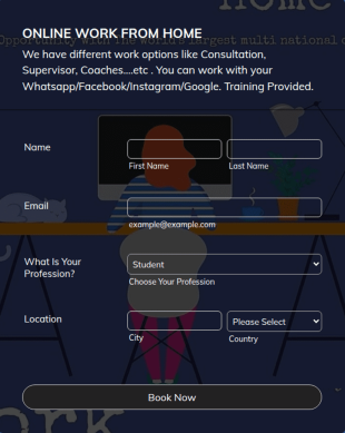 Online Work From Home Form Template