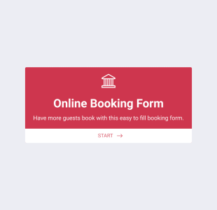 온라인 예약 양식 Form Template