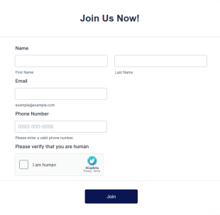 Opt In Form Template