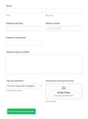 Orçamento Materiais De Construção Form Template
