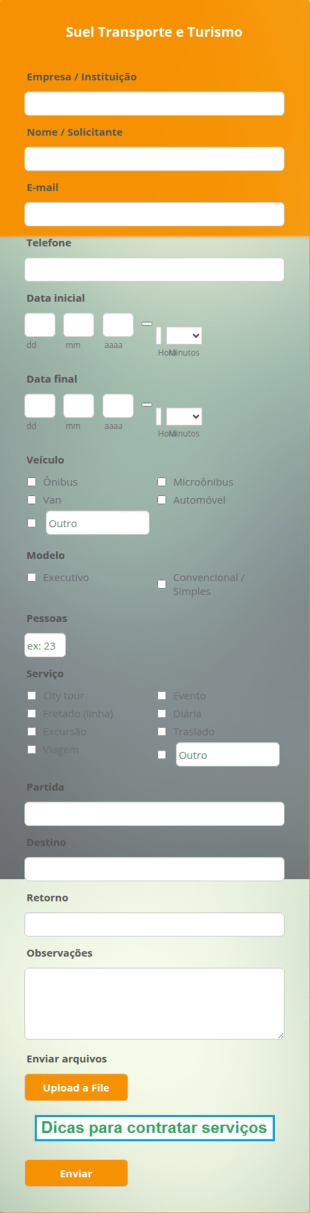 Orçamento Transporte