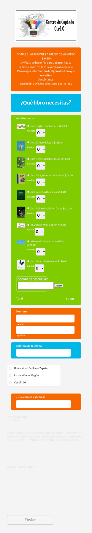 Orden De Copias E Impresiones Form Template