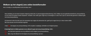 Uitgebreid Bestel Formulier