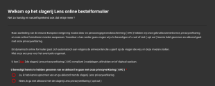 Uitgebreid Bestel Formulier