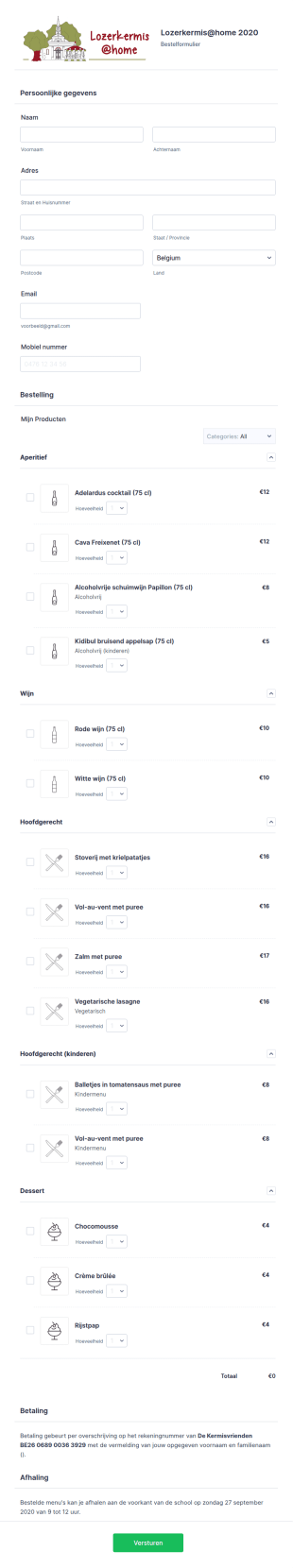 Order Form Lozerkermis@home 2020