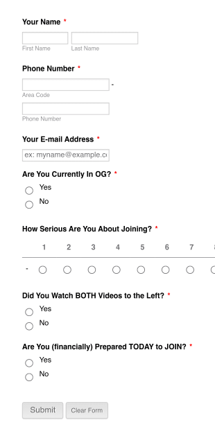Organo Gold Join My Team Stormy Form Template