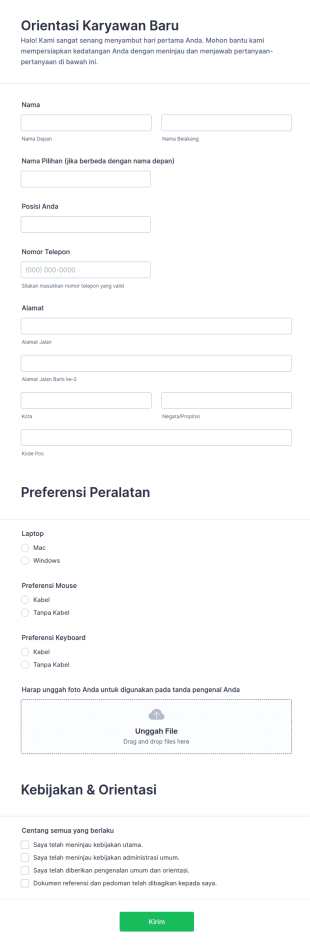 Orientasi Karyawan Baru