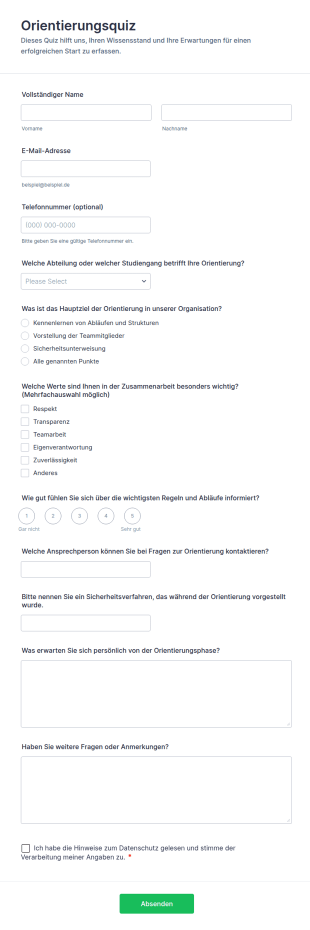 Orientierungsquiz