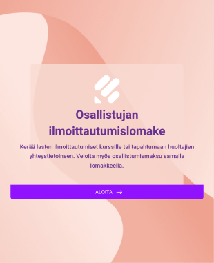 Osallistujan Ilmoittautumislomake