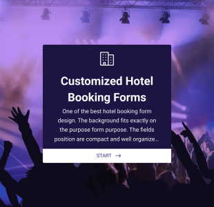 Otel Arama Form Template