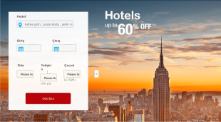 Otel Arama Form Template