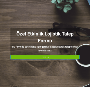 Özel Etkinlik Lojistik Talep Form Şablonu