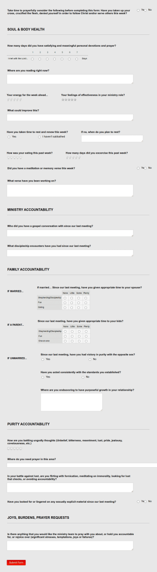 P4tg Team Accountability Template Form Template