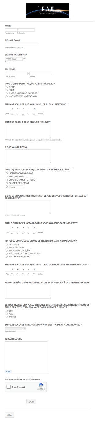 PAD Protocolo De Atendimento
