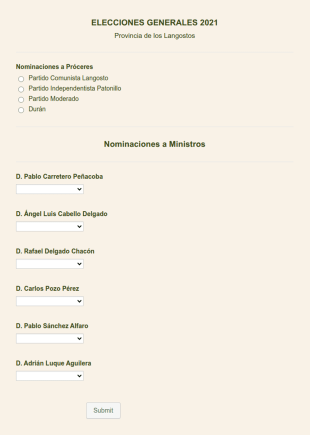 Papeleta Electoral