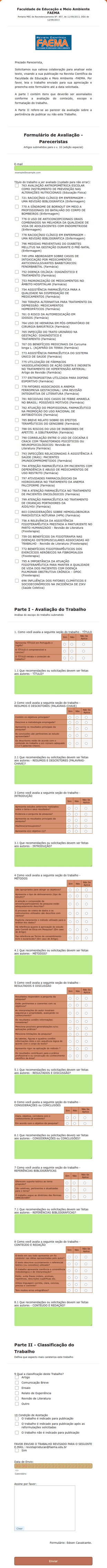 Parecer Revista Científica