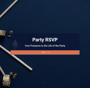 Party RSVP Form Template