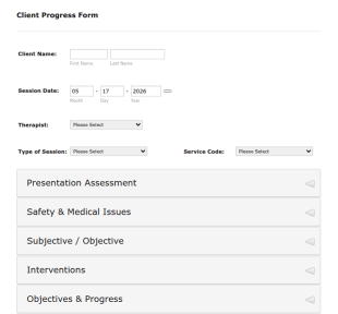 Patient Progress Form Template