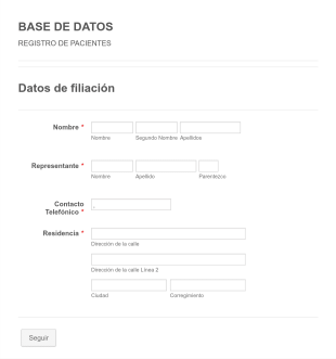 Patient Registry And Immunization Form In Spanish