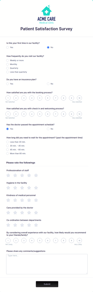 Project Satisfaction Survey Form Template | Jotform