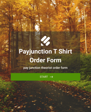 PayJunction Tişört Sipariş Form Template