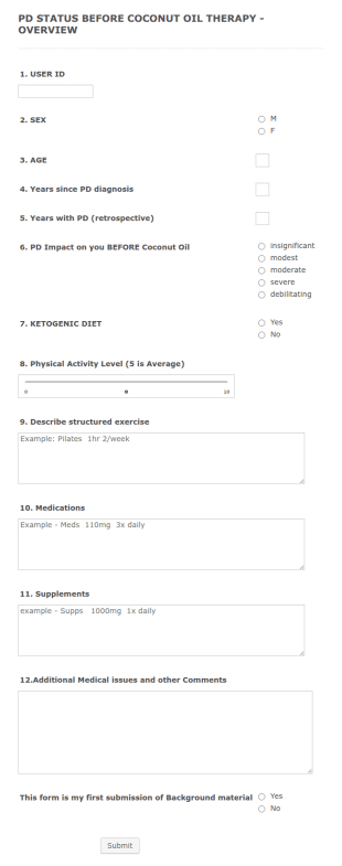 Pd Status Form Template